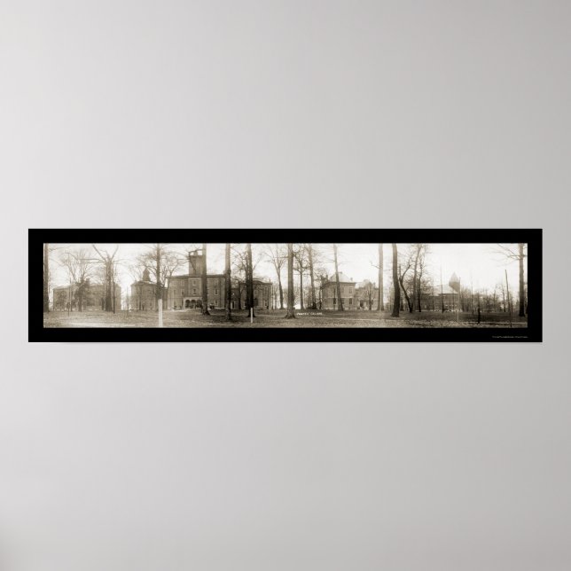 Wabash College IN Photo 1909 Poster (Front)