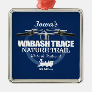 Wabash Trace Nature Trail (H2) Metal Tree Decoration