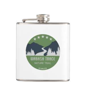 Wabash Trace Nature Trail Hip Flask