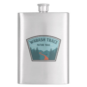 Wabash Trace Nature Trail Hip Flask