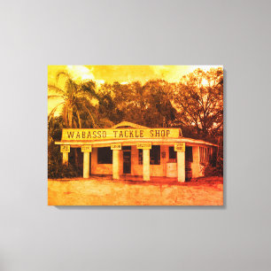 Wabasso Tackle Shop Canvas Print