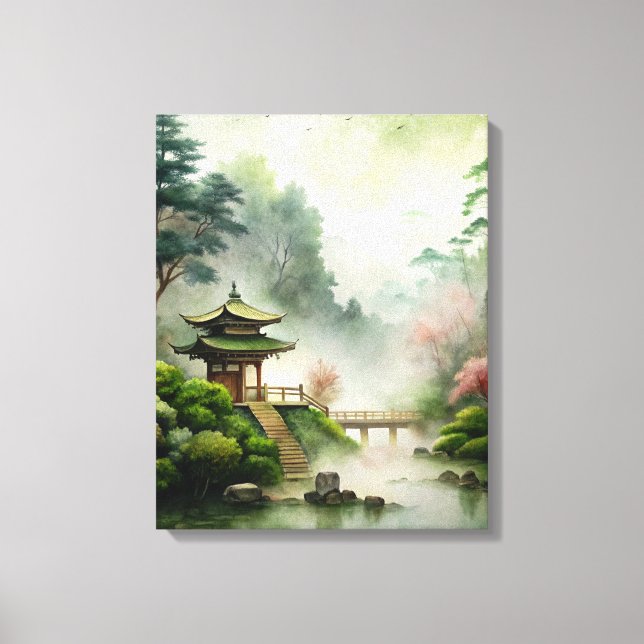Wabi Sabi Art Canvas Print (Front)