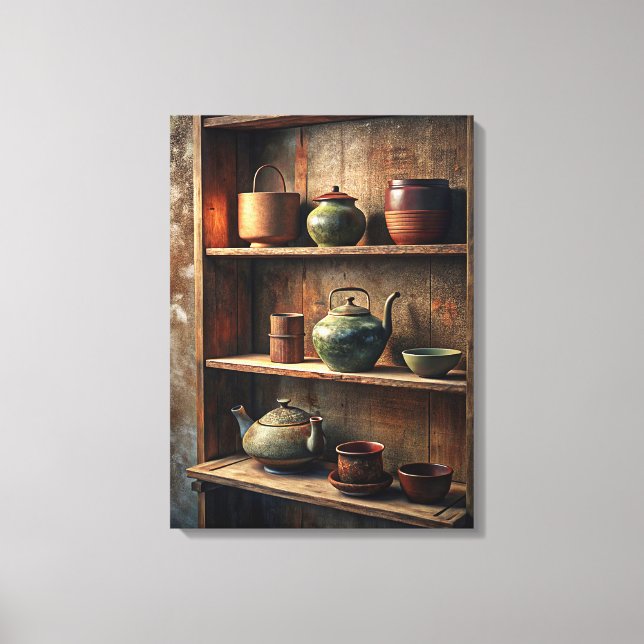 Wabi Sabi Art Canvas Print (Front)