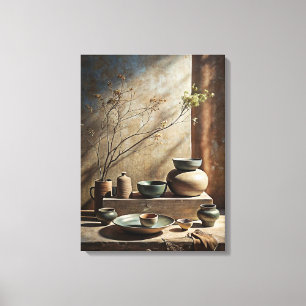 Wabi Sabi Art Canvas Print