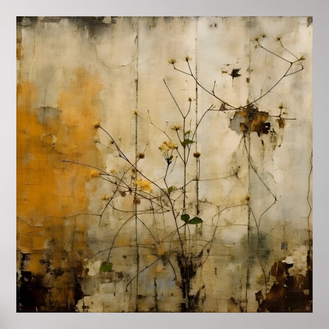 Wabi Sabi Japanese Style Art Poster (Front)