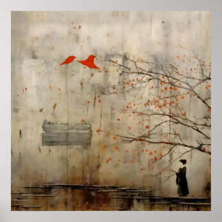 Wabi Sabi Japanese Style Art Poster