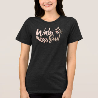 Wabi Soul – Minimal Imperfect Serenity Tri-Blend Shirt