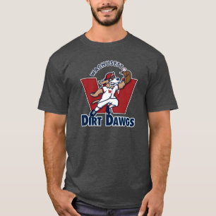 Wachusett Dirt Dawgs Collegiate Baseball Team Logo T-Shirt
