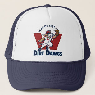 Wachusett Dirt Dawgs Collegiate Baseball Team Logo Trucker Hat