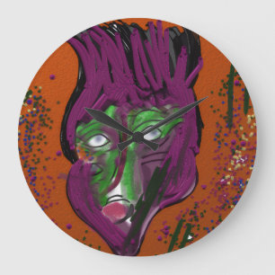 Wacky Cartoon  Large Clock