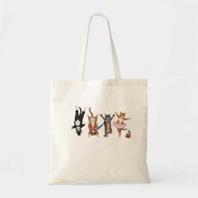 Wacky Cats 2 Tote Bag (Front)