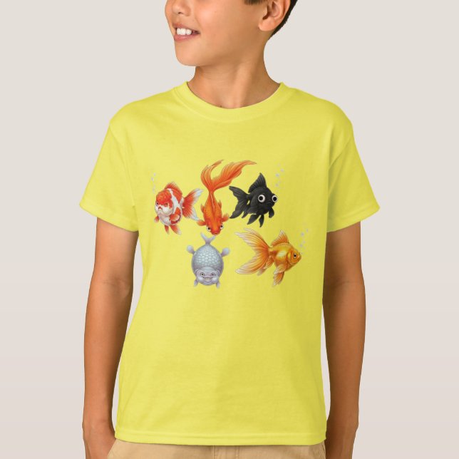 Wacky Goldfish T-Shirt (Front)