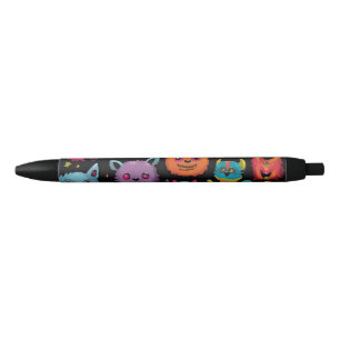 Wacky monster black ink pen