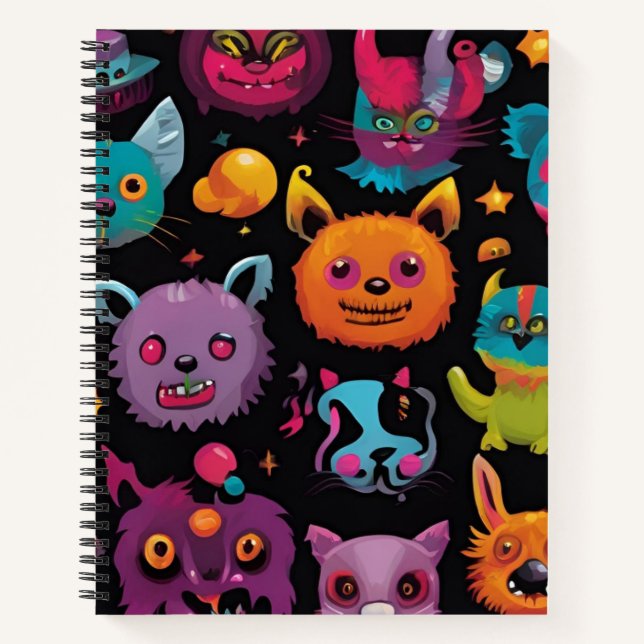 Wacky monster  notebook (Front)