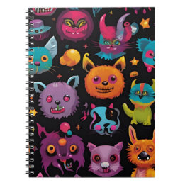 Wacky monster notebook