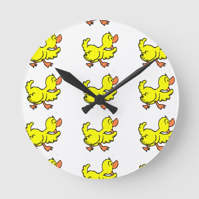 "WACKY QUACKY DUCKY" CLOCK (Front)
