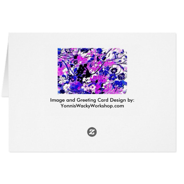 Wacky Retro Floral (Back Horizontal)