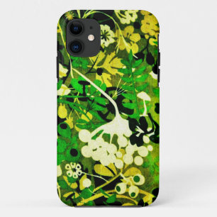 Wacky Retro Floral 1 iPhone 11 Case