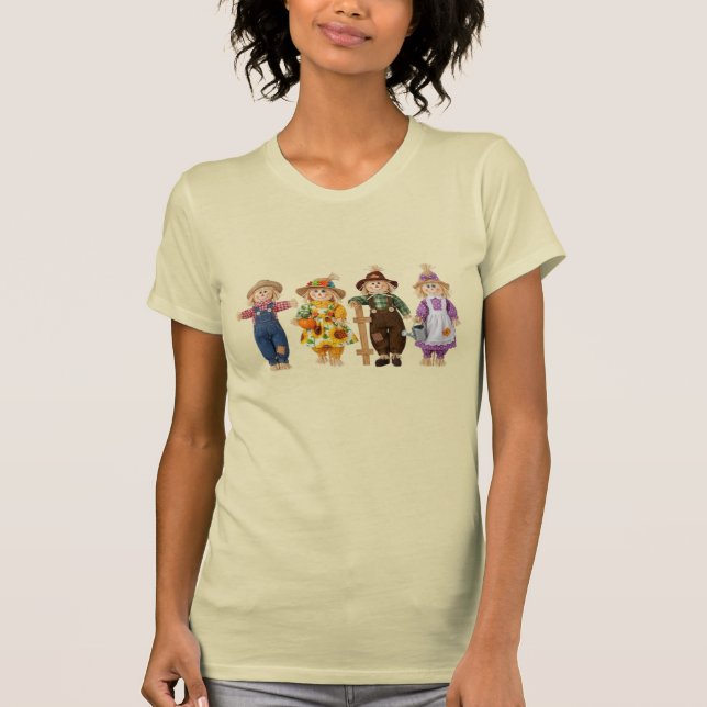 Wacky Scarecrow Sunflower T-Shirt (Front)