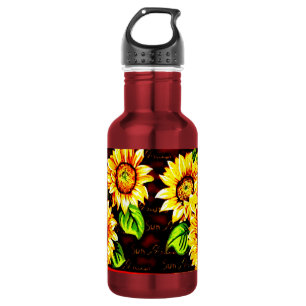 Wacky Sunflowers 532 Ml Water Bottle