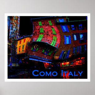 Wacky Travel Posters - Como Italy