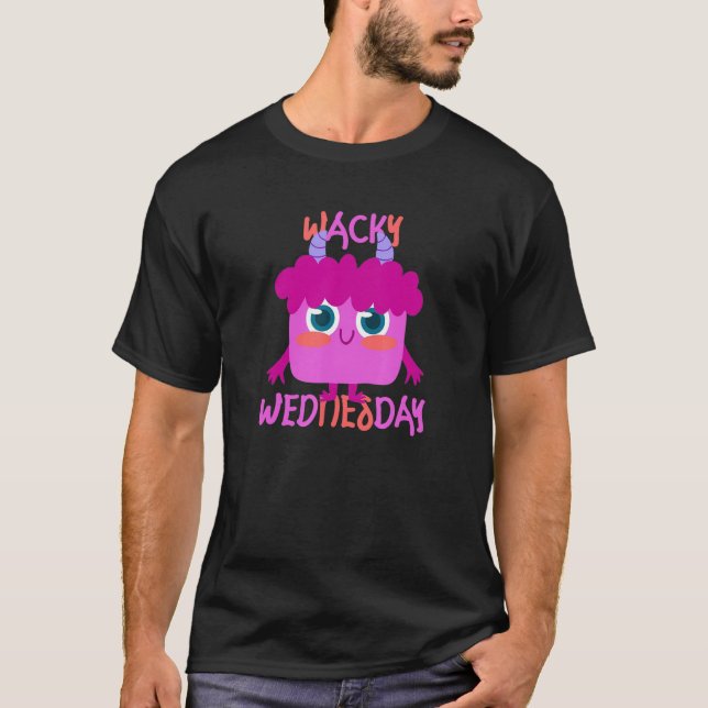 Wacky Wednesday Mismatch Day Funny T-Shirt (Front)