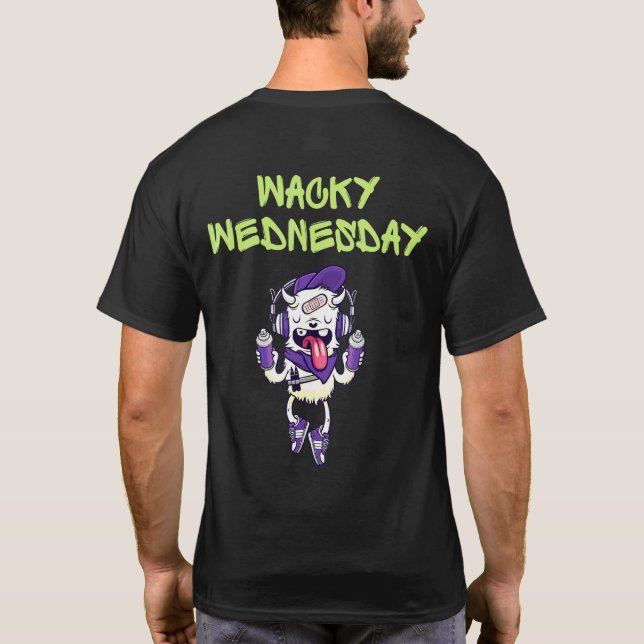 Wacky Wednesday Mismatch Day T-Shirt (Back)