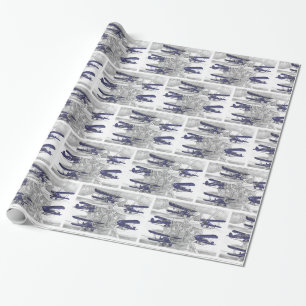 Waco Biplane Wrapping Paper