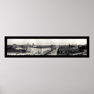 Waco Texas Panview Photo 1910 Poster