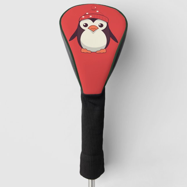 Waddle Claus Golf Head Cover (Front)