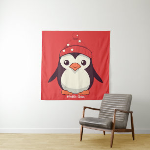 Waddle Claus Tapestry