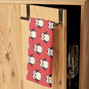 Waddle Claus Tea Towel