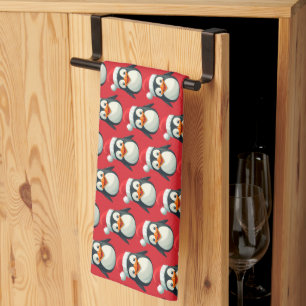 Waddle Claus Tea Towel