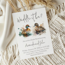 Waddle It Be Hunting Mallard Duck Gender Reveal