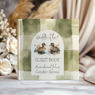 Waddle It Be Mallard Duck Gender Reveal Guest Book