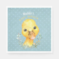 Waddle McQuackers Cute Duck Baby Shower