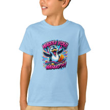 "WADDLE YOU! WHAT?!!" Penguin Skateboard