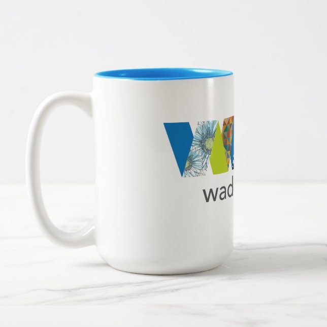 Wade College Two-Tone Coffee Mug (Left)