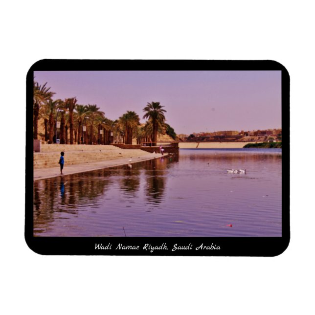 Wadi Namar, Riyadh, Saudi Arabia Magnet (Horizontal)