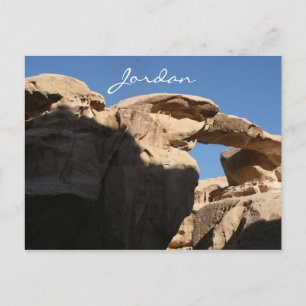 wadi rum arch postcard