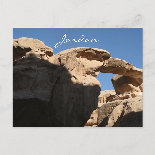 wadi rum arch postcard (Front)