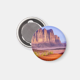 Wadi Rum desert in Jordan, Holiday Magnet