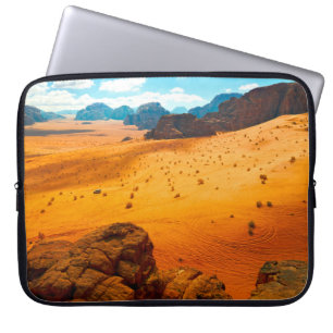 Wadi Rum desert, Jordandesert,wadi,rum,jordan,art, Laptop Sleeve