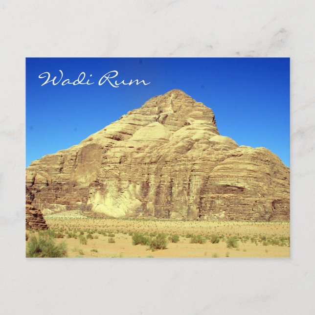 wadi rum high postcard (Front)