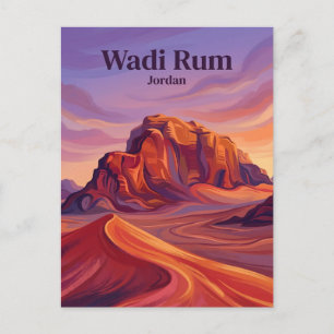 Wadi Rum Jordan Postcard