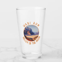 Wadi Rum Jordan Retro Distressed Circle