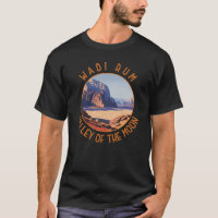 Wadi Rum Jordan Retro Distressed Circle