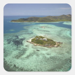 Wadigi Island, Mamanuca Islands, Fiji Square Sticker