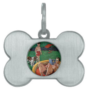 Wading Pool Pet Name Tag