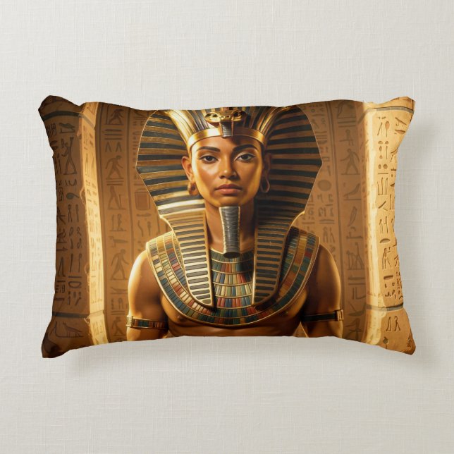 Wadjet – Ägyptische Schlangengöttin´1 Decorative Cushion (Front)